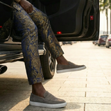 Mocassin CENOVO – Édition Suede Gris Clair